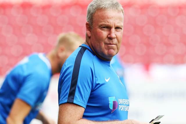 Pompey manager Kenny Jackett Picture: Joe Pepler