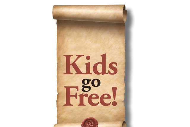 Kids go free until 2nd September.