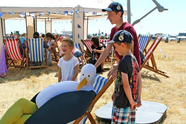 The Spring's Beside the Seaside event on Hayling Island.