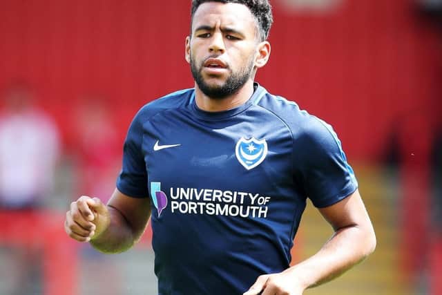 Pompey defender Nathan Thompson Picture: Joe Pepler