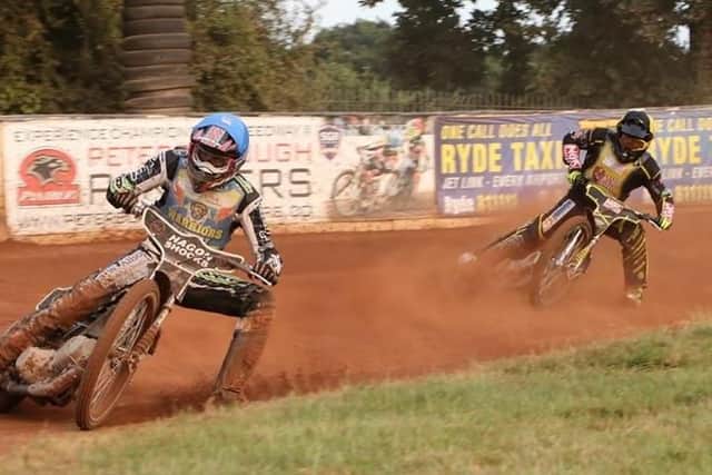 Taylor Hampshire in action for Wightlink Warriors against Buxton. Picture: PSH Photography