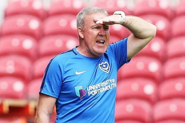 Pompey boss Kenny Jackett. Picture: Joe Pepler/ PinPep