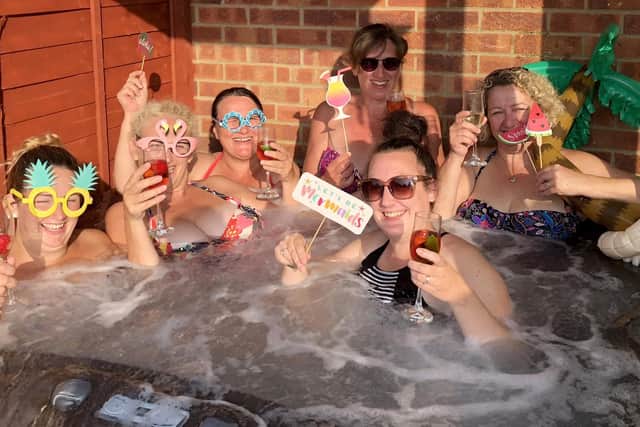 One Summer's Day 2018 runner-up
The ladies enjoying Debbie Day - no men and no children, just the ladies enjoying the sun.  Picture: Mary Scobell