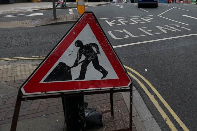 A file photo of roadworks  at Fratton Bridge, Portsmouth. Picture: Chris Moorhouse