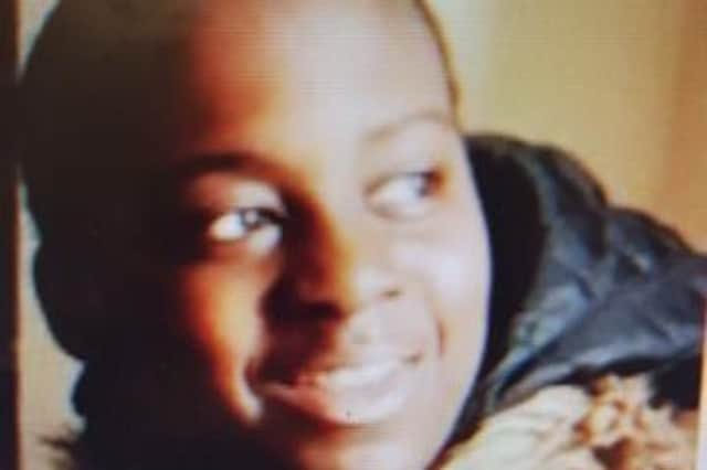 Romari Owuye, 12, missing from Angmering, was last seen at Portsmouth Harbour train station