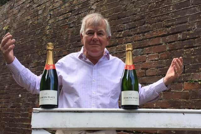 Simon Bladon of Jenkyn Place Vineyard. Picture: Solent News & Photo Agency