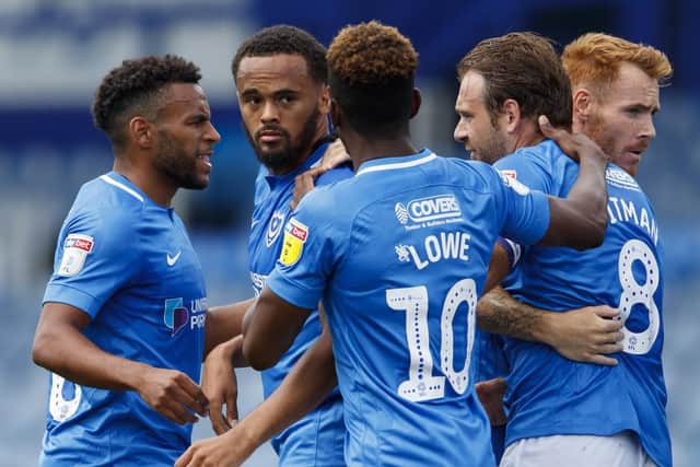 Anton Walkes scored Pompey's equaliser Picture: Ben Queenborough