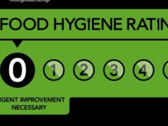 Inspectors found eight restaurants and takeways came up short in their hygiene ratings.