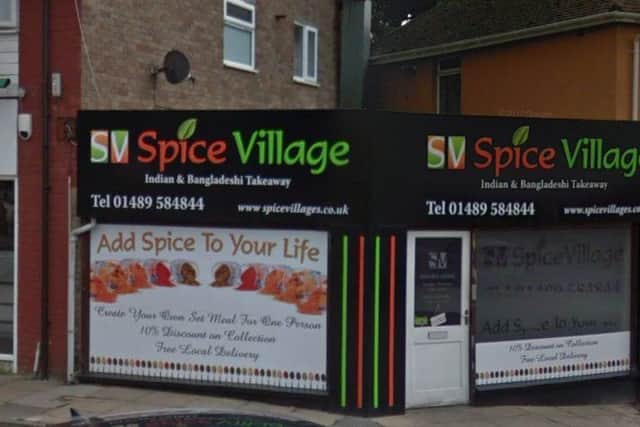 Spice Village has been rated as zero star by the FSA