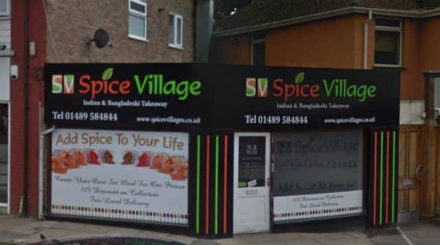 Spice Village has been rated as zero star by the FSA