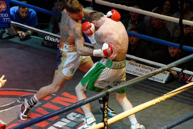 Joel McIntyre on the way to his 2016 win over Miles Shinkwin. Picture: Neil Marshall