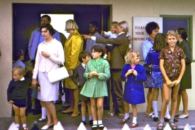 Children and their parents waiting for a train at Southsea station on the resort's miniature railway in 1964. Picture: Kevin Munk's Collection