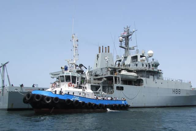 Handout photo issued August 2014 by the Ministry of Defence of HMS Enterprise evacuating Britons from Tripoli, Libya. Manchester Arena suicide bomber Salman Abedi was rescued from the civil war in Libya by the Royal Navy three years before he killed 22 people at a pop concert. Picture: MoD/Crown Copyright/PA Wire
