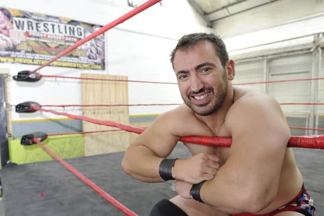 Andy Simmonz who runs the Portsmouth Wrestling School