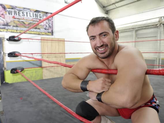 Andy Simmonz who runs the Portsmouth Wrestling School