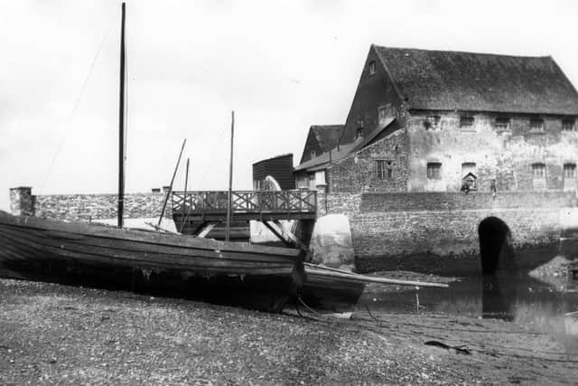 The old Quay Mill, at the bottom of South Street, Emsworth now home to the Emsworth Slipper Sailing Club. Picture: Barry Cox Collection
