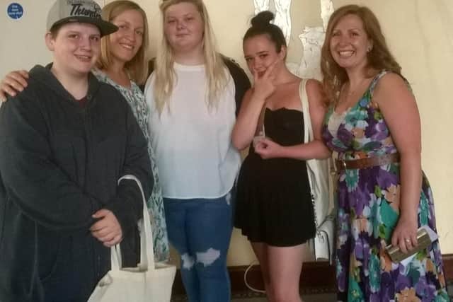 Some of the students involved in Catch 22 project