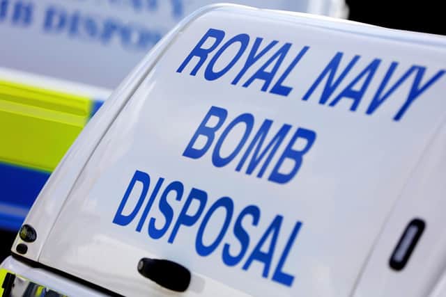 Bomb disposal unit