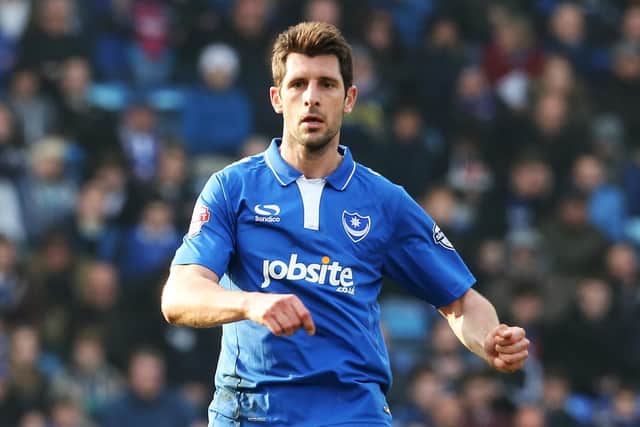Danny Hollands in his Pompey playing days.  Picture: Joe Pepler