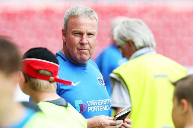 Pompey boss Kenny Jackett. Picture: Joe Pepler