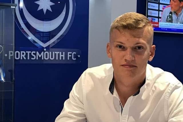 New Pompey recruit Petar Durin