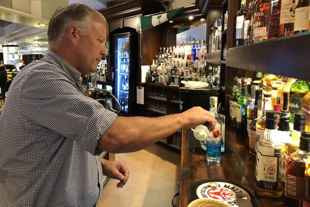 Mark Smith pours a Portsmouth Gin
