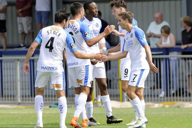 The Hawks defeated Wycombe Wanders and AFC Wimbledon during pre-season. Picture: Ian Hargreaves
