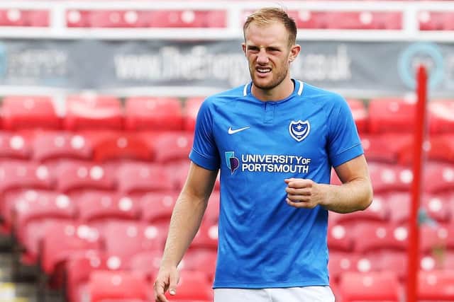 Pompey defender Matt Clarke