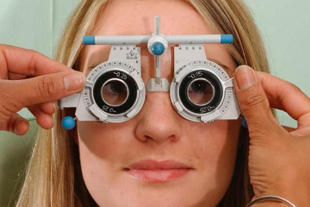 When did you last have an eye test? Picture: PA