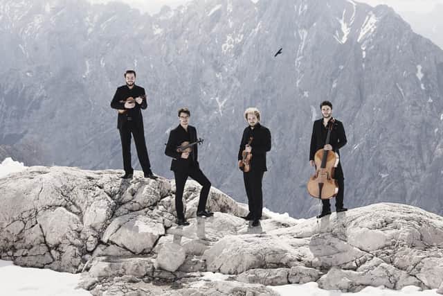 The Goldmund Quartet play The Portsmouth Chamber Music Series on October 8, 2018. Picture by Nikolaj Lund
