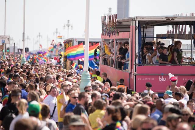 Brighton Pride takes place this weekend. Picture: David Parry/ PA Wire