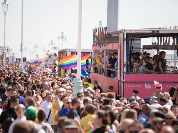 Brighton Pride takes place this weekend. Picture: David Parry/ PA Wire
