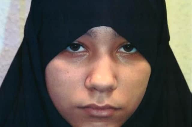 Safaa Boular, the youngest woman to be convicted of plotting a terror attack on British soil. Picture: Metropolitan Police/PA Wire