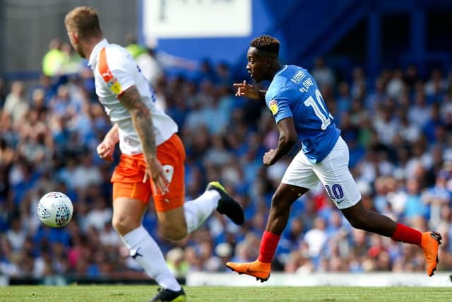 Jamal Lowe returned to action against Luton following an ankle injury Picture: Andrew Fosker