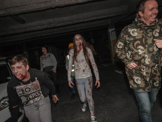 The Zombie Experience was one of the highlights of the event. Picture: Carswell Gould