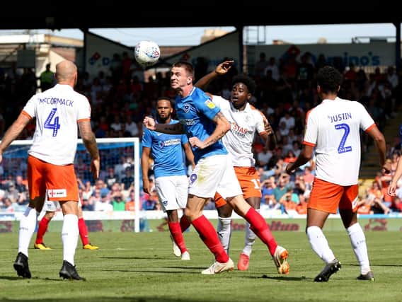 Pompey got the win against Luton. Picture: Andrew Foster