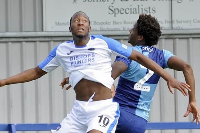 Hawks striker Nicke Kabamba.