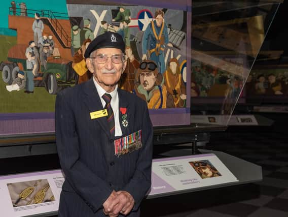D-Day veteran John Jenkins at the D-Day Story in Clarence Esplanade, Southsea. Picture: Vernon Nash