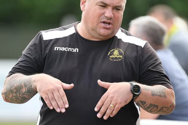 Portchester manager Ian Saunders