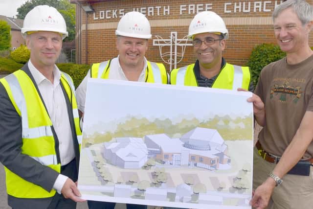 Work has begun at Locks Heath Free Church