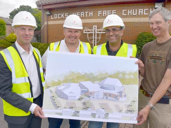 Work has begun at Locks Heath Free Church