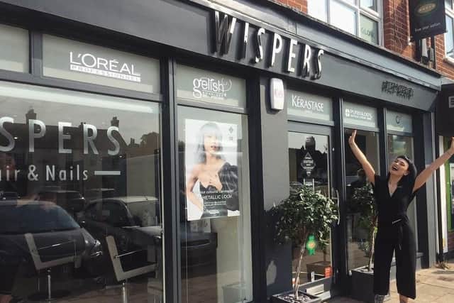 Alex Cook outside Wispers in Wickham