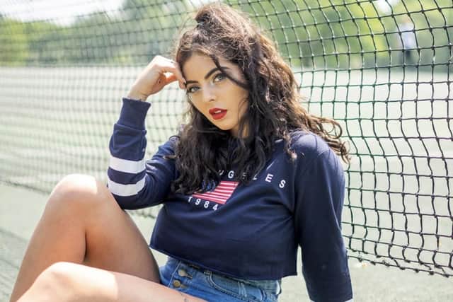 Candice Osman who is in the running for Miss Swimsuit UK