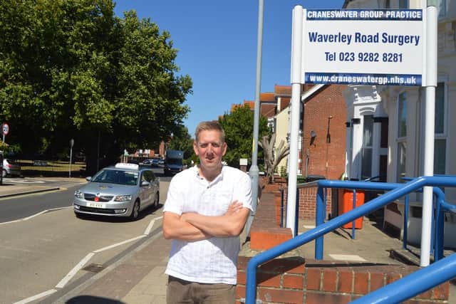 GP Nick Moore is concerned about potential residents' parking zones