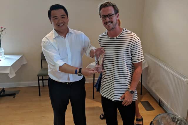 Alan Mak with Ashley Neaves