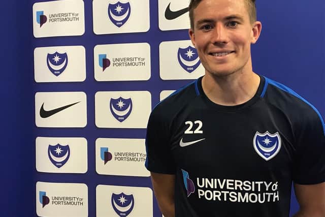 Pompey new-boy David Wheeler Picture: Portsmouth FC
