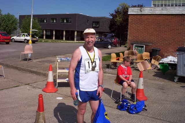 Phil Rossall in his marathon days