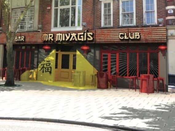 A CGI of the new Mr Miyagi's bar in Guildhall Walk