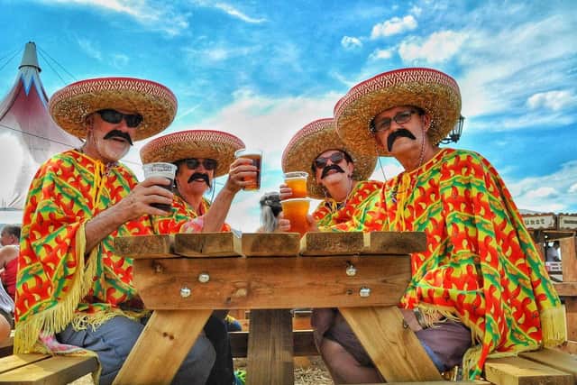 Revellers at Wickham Festival 2018
