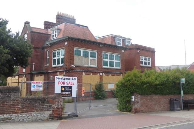 The site of the former Victoria Cottage Hospital in Emsworth, which NHS Property Services put up for sale. Picture: Emsworth United